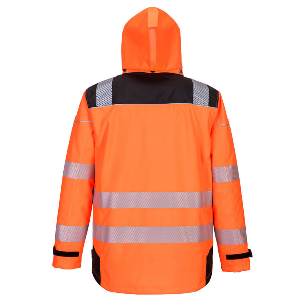Portwest Mens PW3 3 In 1 Hi-Vis Safety Jacket XL Orange/Svart Orange/Black XL