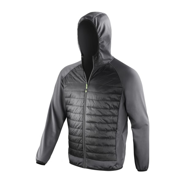 Spiro Herr Zero Gravity Showerproof Quick Dry Jacket S Svart/Ch Black/Charcoal S