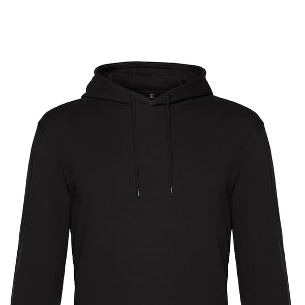 B&C Herr # Hoodie S Svart Ren Black Pure S