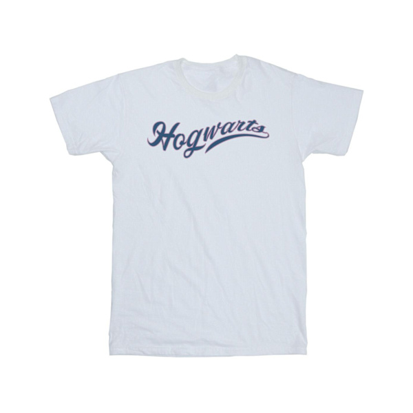 Harry Potter T-shirt för män med Hogwarts-tryck, 4XL, vit White 4XL