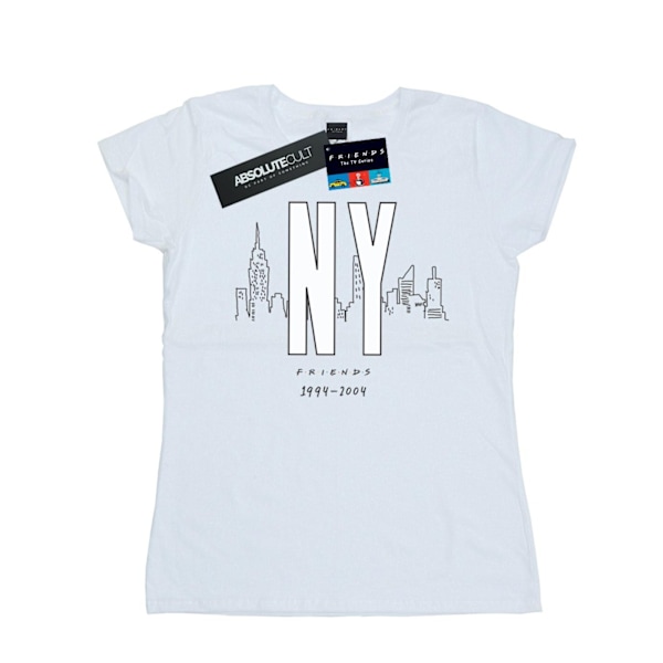 Friends Dam/Damer NY City Bomull T-shirt L Vit White L