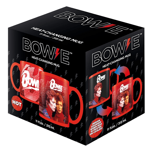 David Bowie Bolt Värmekänslig Mugg One Size Röd Red One Size