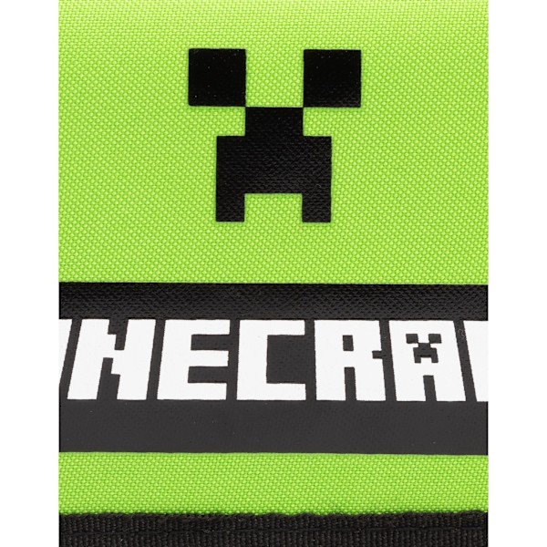 Minecraft Logo Creeper Plånbok One Size Grön Green One Size