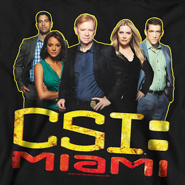 CSI: Miami Unisex Vuxen Cast Sweatshirt M Svart Black M