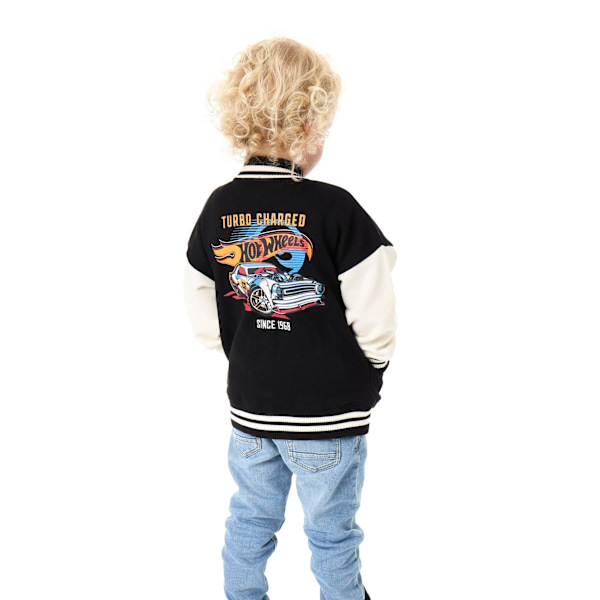 Hot Wheels Pojkar Turbo Charged Bomberjacka 5-6 År Svart/Vit Black/White 5-6 Years