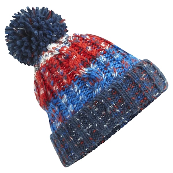 Beechfield Dam/Dam Corkscrew Pom Pom Mössa One Size Chil Chilli Blues One Size