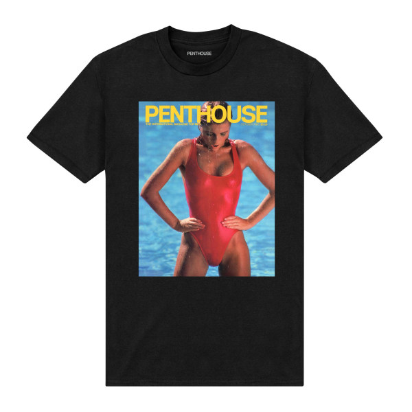 Penthouse Unisex Vuxen 1985 Cover T-Shirt M Svart Black M