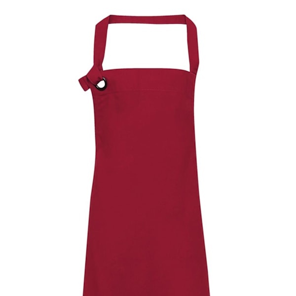Premier Unisex Calibre Heavy Cotton Canvas Haklappsförkläde En Storlek B Burgundy One Size