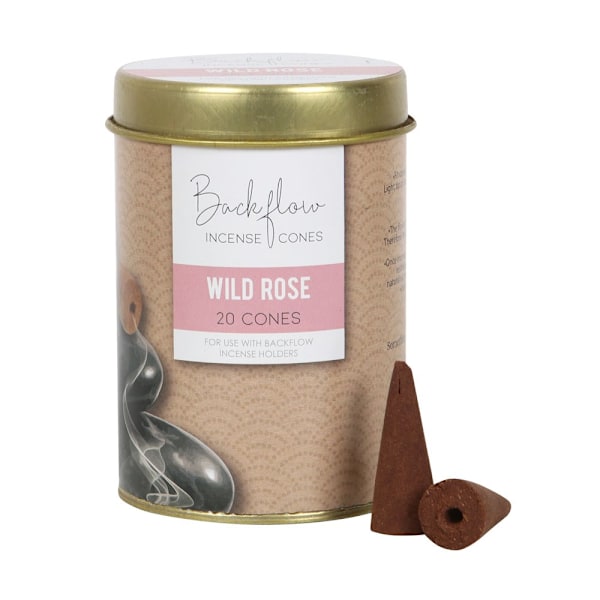 Something Different Elements Wild Rose Jumbo Backflow Rökelse C Brown One Size