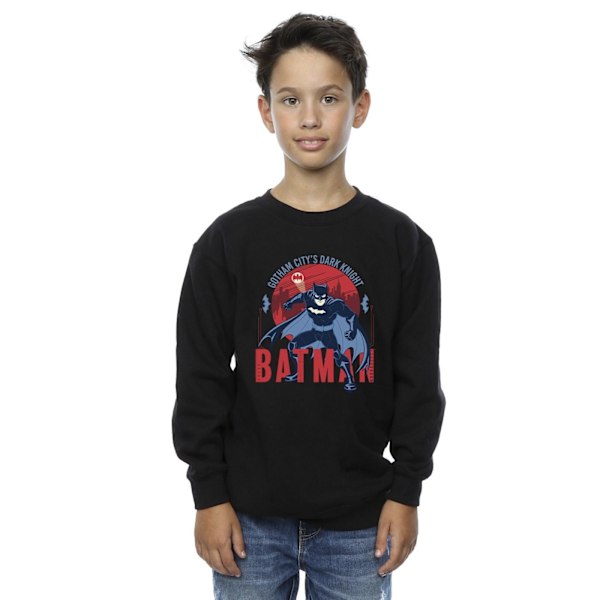 DC Comics Boys Batman Gotham City Sweatshirt 3-4 år Svart Black 3-4 Years