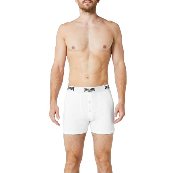 Lonsdale Boxershorts för män (2-pack) L Vit White L