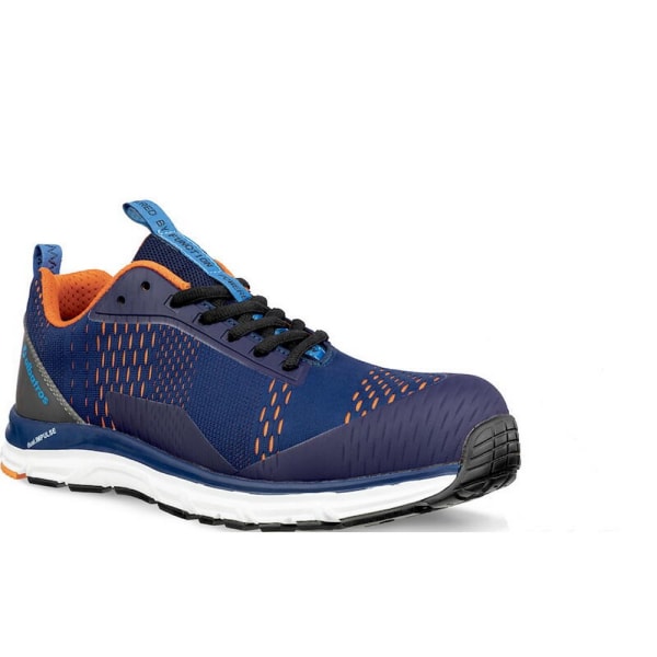 Albatros Mens Impulse Safety Trainers 7 UK Blå/Orange Blue/Orange 7 UK