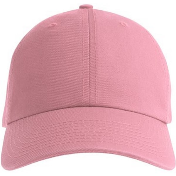 Atlantis Unisex Adult Fraser 6 Panel Organic Cotton Baseball Cap Pink One Size