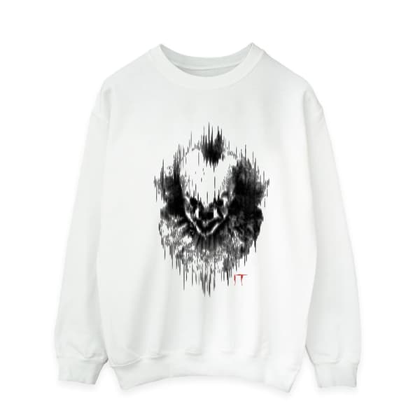 It Kapitel 2 Herr Pennywise Blur Sweatshirt S Vit White S