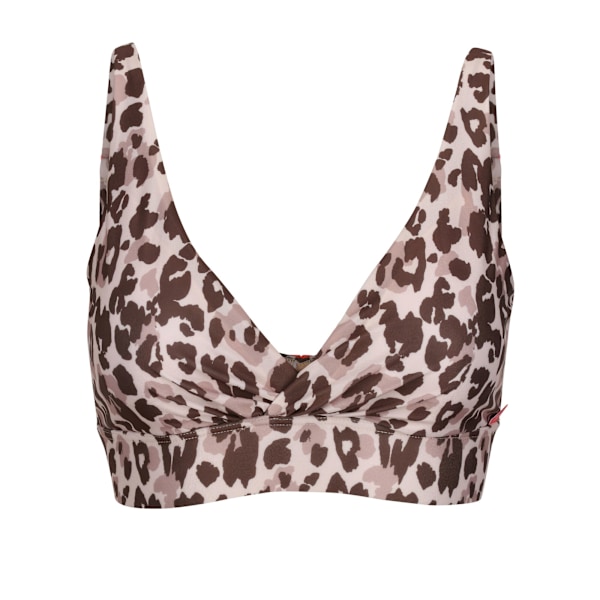 Regatta Paloma Leopardmönstrad Bikiniöverdel för Dam 10 UK Brown/Beige 10 UK