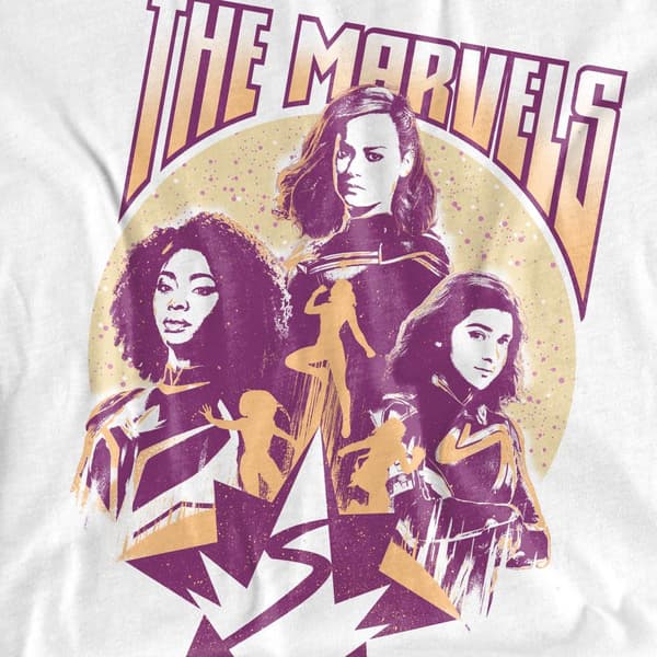 The Marvels Dam/Dam Quantum Heroes T-shirt M Vit White M