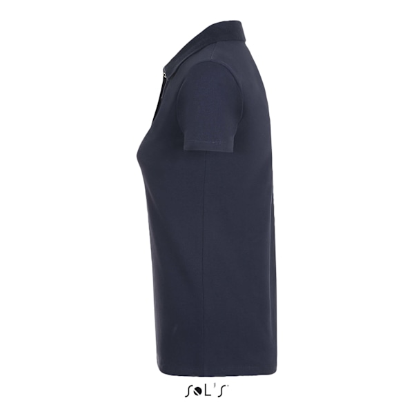 SOLS Dam/Kvinnor Phoenix Kortärmad Pique Poloskjorta XXL Fr French Navy XXL