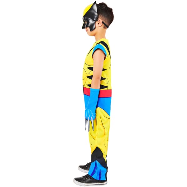Deadpool & Wolverine Barn/Barn Klassisk Kostym 9-10 År Yellow/Blue/Black 9-10 Years