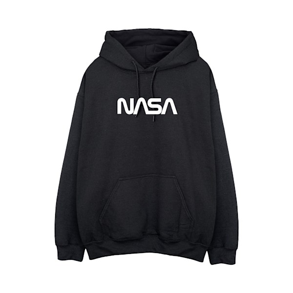 NASA Herr Modern Logo Hoodie L Svart Black L