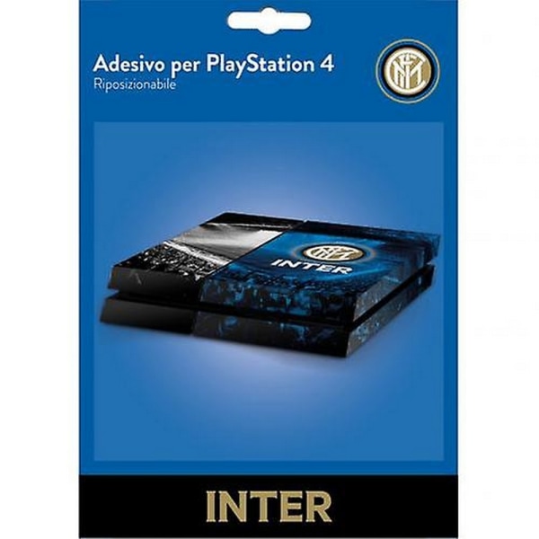 Inter Milan FC PlayStation 4 Console Skin One Size Svart/Blå Black/Blue One Size
