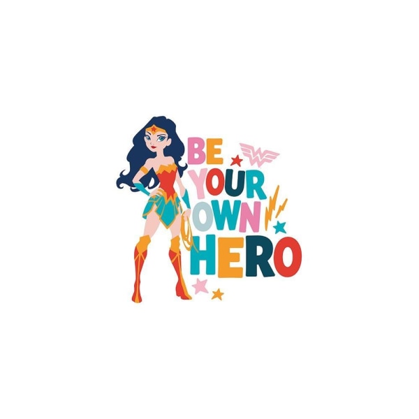 Wonder Woman Be Your Own Hero Print 30cm x 30cm Flerfärgat Multicoloured 30cm x 30cm