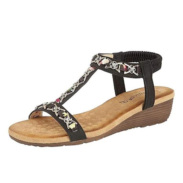 Cipriata Dam/Dam Lia Sandaler 5 UK Svart Black 5 UK