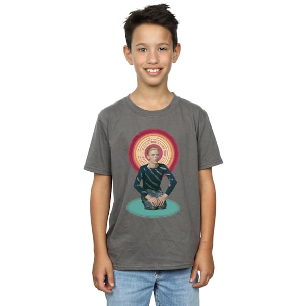 David Bowie Boys Kneeling Halo T-Shirt 5-6 år Kol Charcoal 5-6 Years