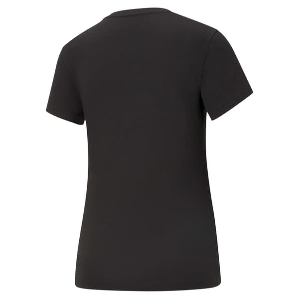 Puma Dam/Dam Essential Logo T-Shirt M Svart Black M