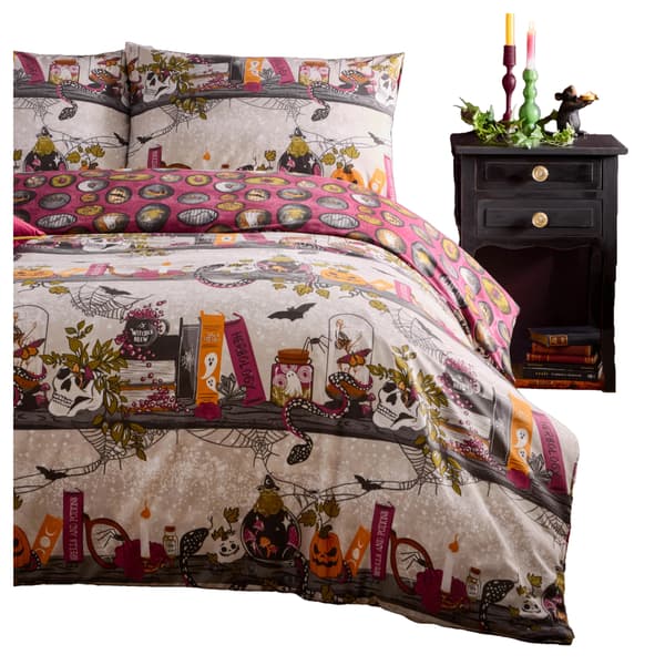 Furn Ultimate Vändbart Påslakanset i Sammet, Enkel Multicoloured Single