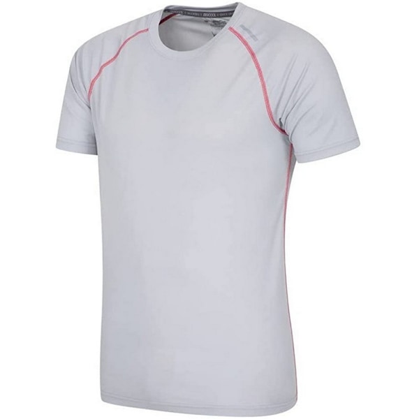 Mountain Warehouse Aero II T-shirt med korta ärmar för män 4XL Ljus Light Grey 4XL