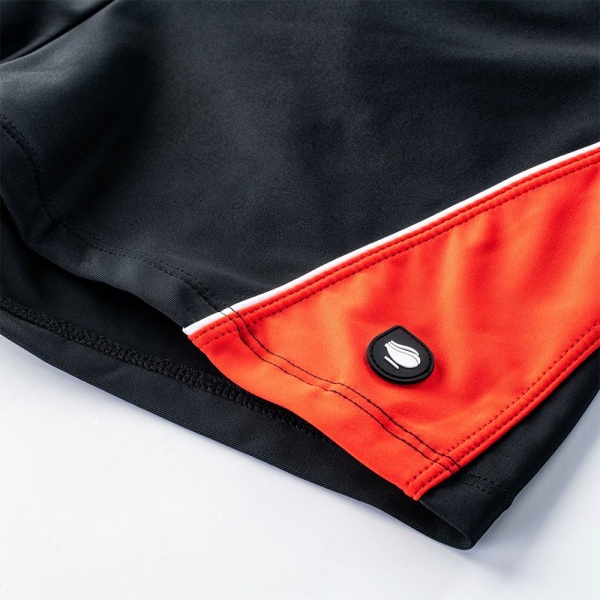 Aquawave Helder badshorts för män XL svart/eldig röd Black/Fiery Red XL