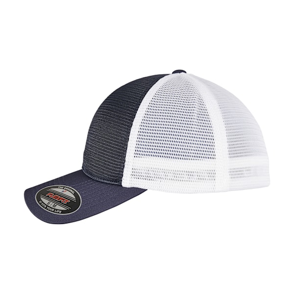 Flexfit Unisex Adult 360 Omnimesh Mesh Tvåfärgad Kepsen En Storlek Na Navy/White One Size