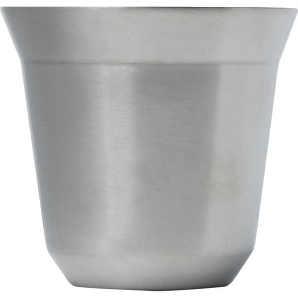 Duo Rostfritt Stål 80ml Espressokopp (2-pack) En Storlek Silver Silver One Size