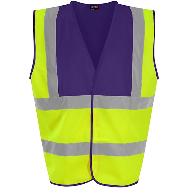 PRO RTX Hög synlighet Unisex Väst M Gul/Lila Yellow/Purple M