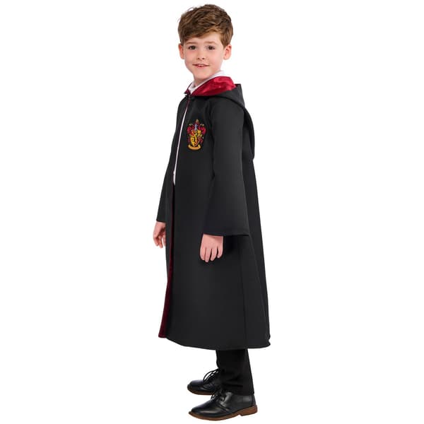 Harry Potter Barn/Barn Lyxig Gryffindor Robe Set 9-10 År Black 9-10 Years