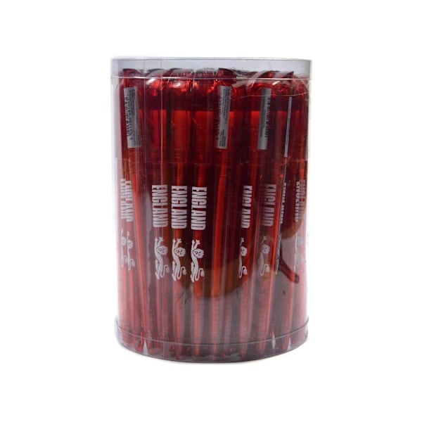 England FA Crest Retractable Pen (100-pack) One Size Clear/Röd Clear/Red/White One Size