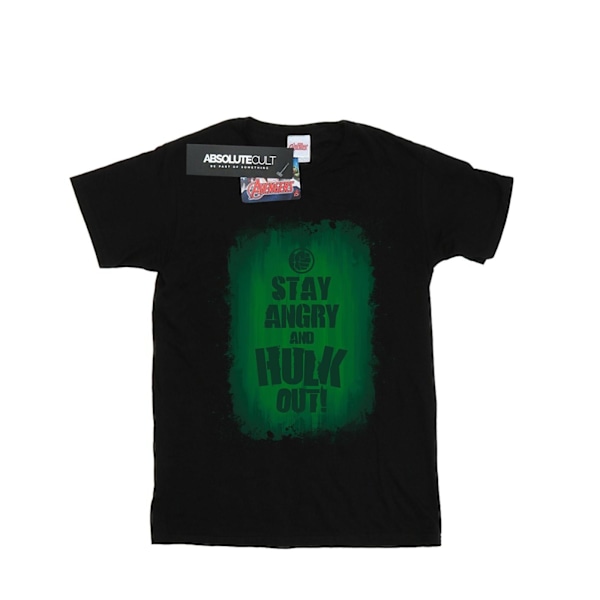 Marvel Herr Hulk Stay Angry T-Shirt XL Svart Black XL