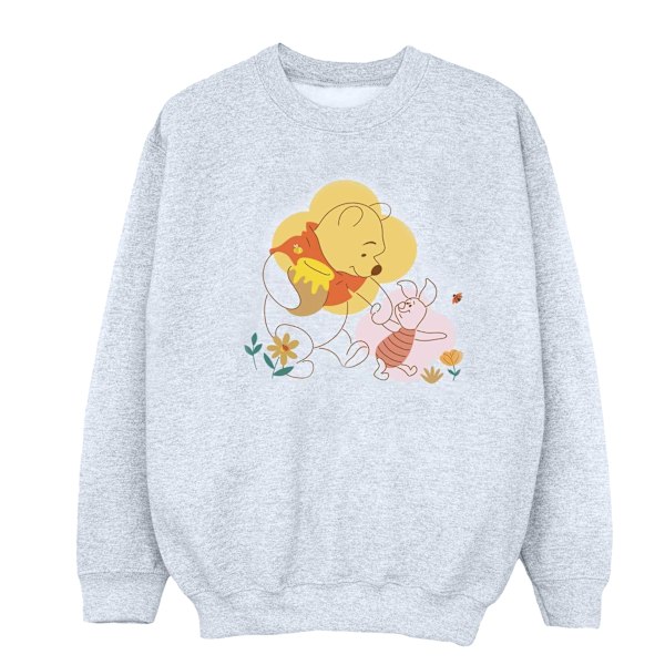 Disney Dam/Damer Winnie The Pooh Piglet Sweatshirt S Sports Sports Grey S