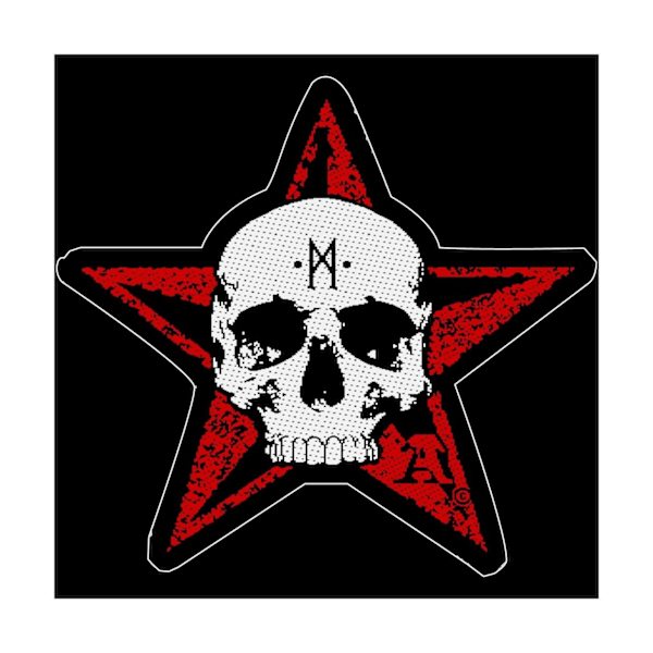 Alchemy Dead Man´s Rest Patch One Size Svart/Vit/Röd Black/White/Red One Size