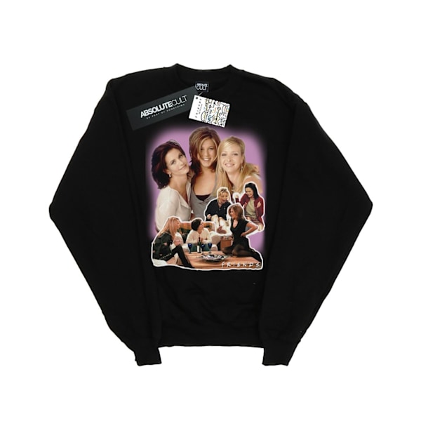 Friends Dam/Damer Tjejer Collage Sweatshirt L Svart Black L