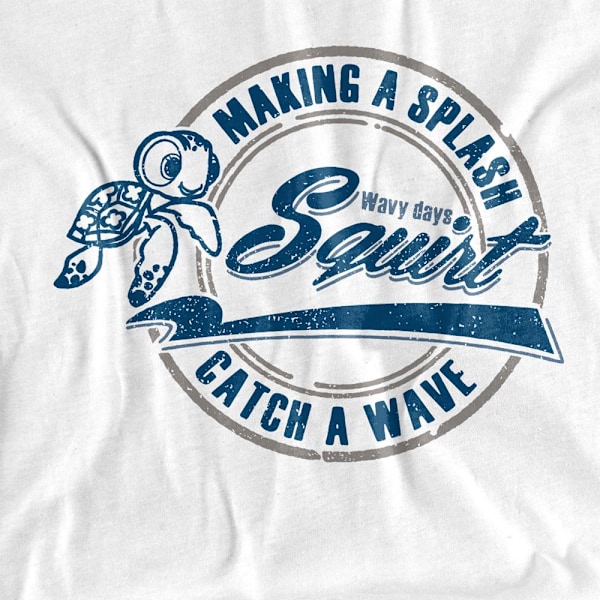Hitta Nemo Unisex Vuxen Catch A Wave T-Shirt S Vit White S