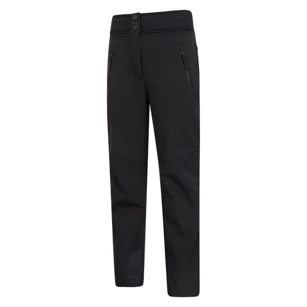 Mountain Warehouse Barn/Barn Swiss Softshell Skidbyxor Black 9-10 Years