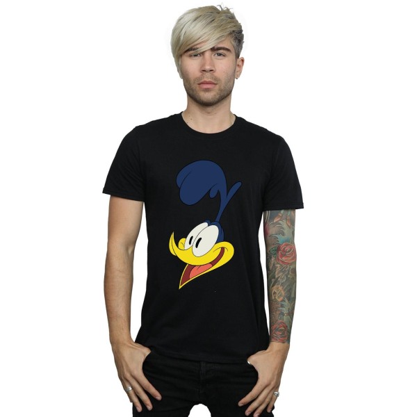 Looney Tunes Herr Road Runner Ansikte T-shirt 3XL Svart Black 3XL