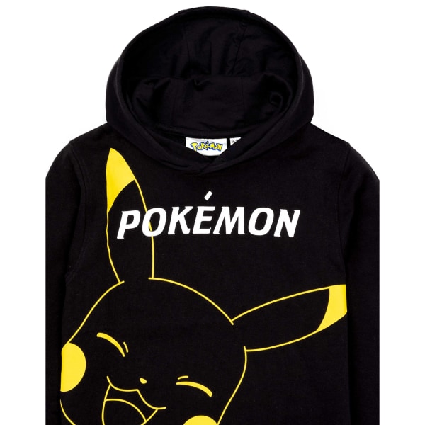 Pokemon barn/barn Pikachu hoodie 13-14 år svart Black 13-14 Years