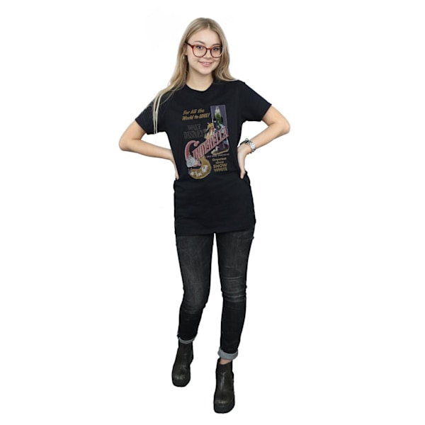Cinderella Dam/Dam Poster Bomull Boyfriend T-Shirt M Svart Black M