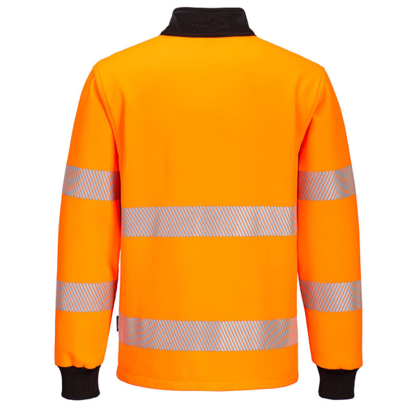 Portwest Unisex Adult PW3 High-Vis Safety Sweatshirt S Orange/B Orange/Black S