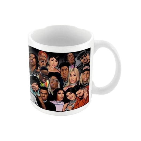 Pyramid International Hip Hop Icons 325ml Mugg En Storlek Flerfärgad Multicoloured One Size