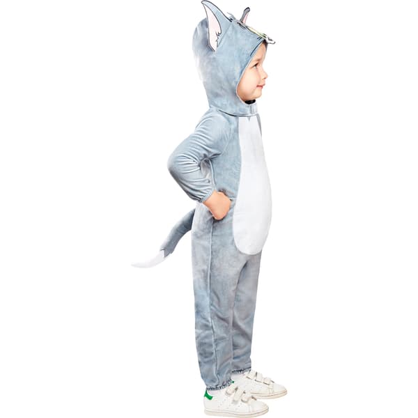 Tom och Jerry Barn/Kids Tom Kostym 2-3 år Grå/Vit/Svart Grey/White/Black 2-3 Years