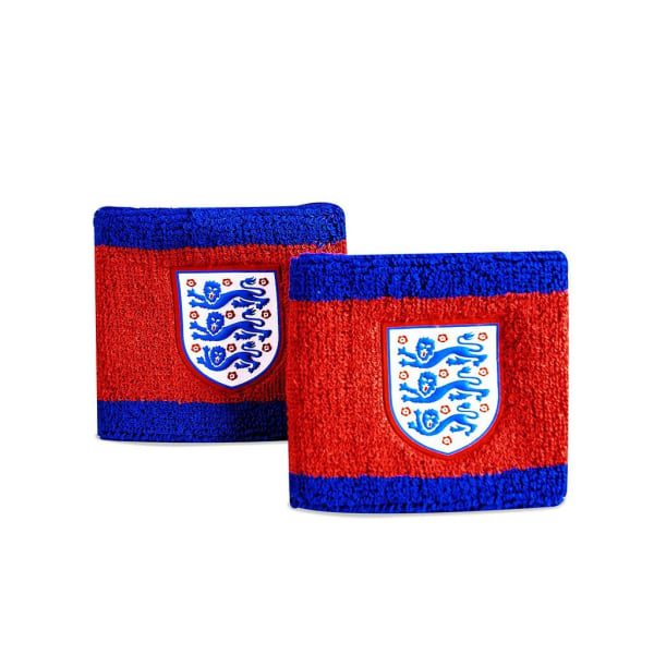 England FA bomullsarmband (paket med 2) One Size Röd/Blå Red/Blue One Size
