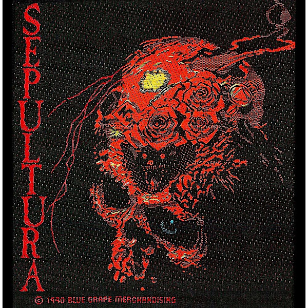 Sepultura Beneath The Remains Standard Patch One Size Svart/Röd Black/Red One Size